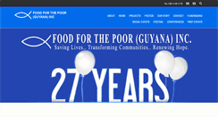 Desktop Screenshot of foodforthepoor.org.gy